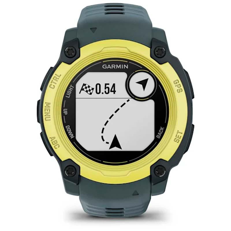 Garmin Instinct E 40mm Amarillo con Correa Gris - GPS integrado