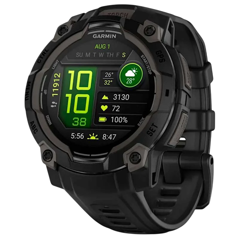 Garmin Instinct 3 AMOLED 45mm Negro con Correa Negra