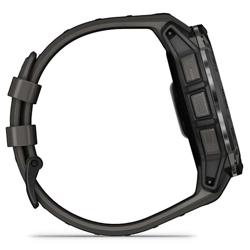 Garmin Instinct 3 AMOLED 50mm Negro con Correa Carbón - lateral izquierdo