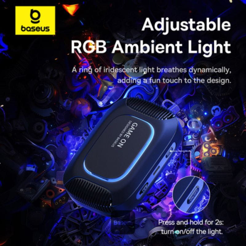 Baseus MagPro II Ultra-Thin - Support de recharge et de refroidissement avec éclairage d'ambiance