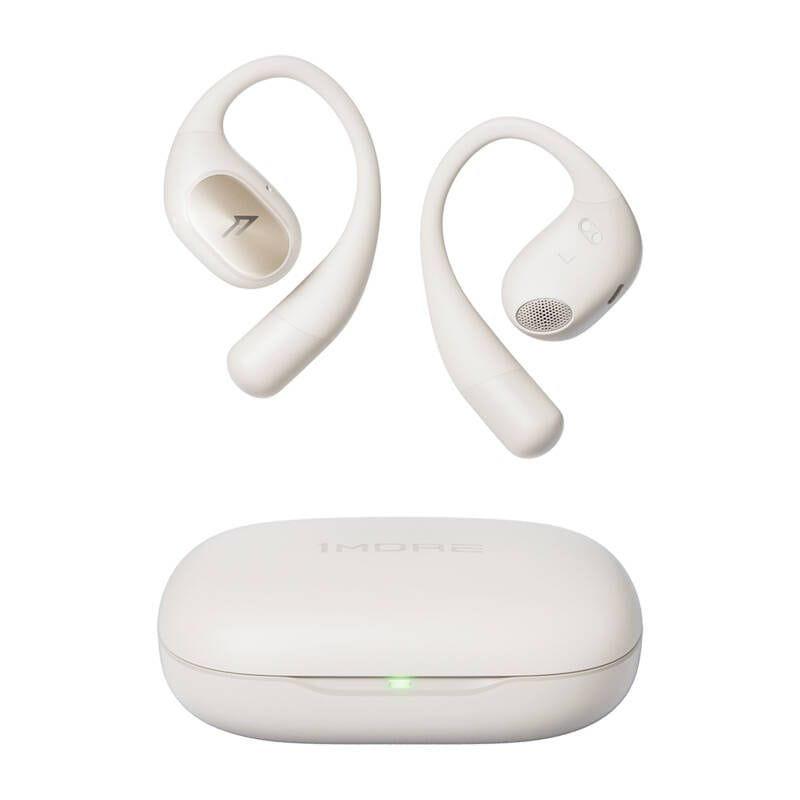 1MORE S31 OPEN White - Imagem de auriculares Bluetooth com estojo de carregamento