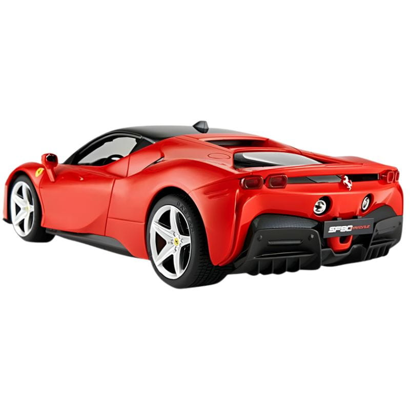 RASTAR R/C 1:14 Ferrari SF90 Stradale Voiture radiocommandée rouge, vue latérale arrière