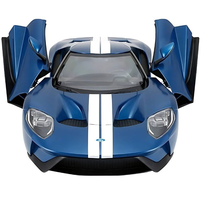  Voiture radiocommandée RASTAR 1/14 Ford GT - Bleue, vue de face