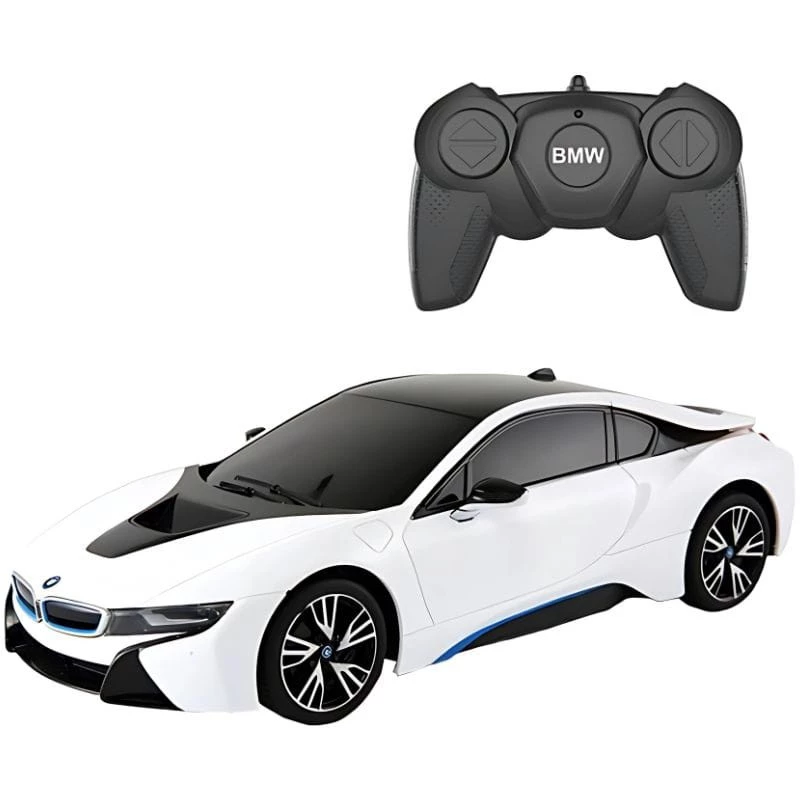Voiture radiocommandée RASTAR 1/18 BMW i8 Blanc