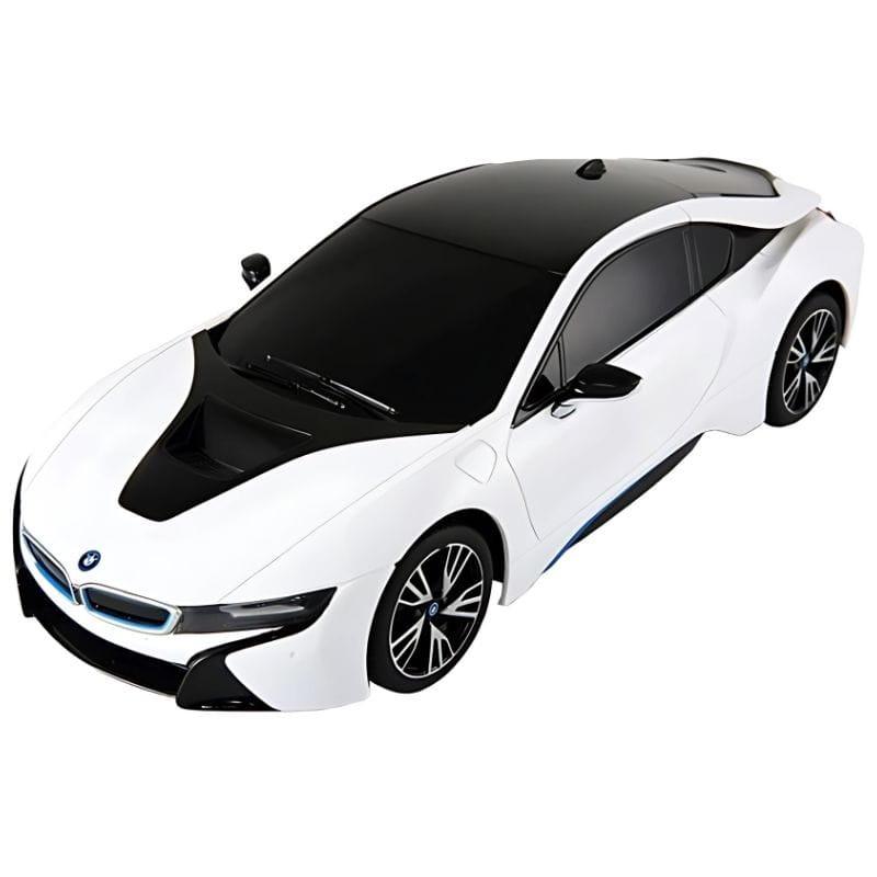 Coche Radio control RASTAR 1/18BMW i8 Blanco, imagen lateral
