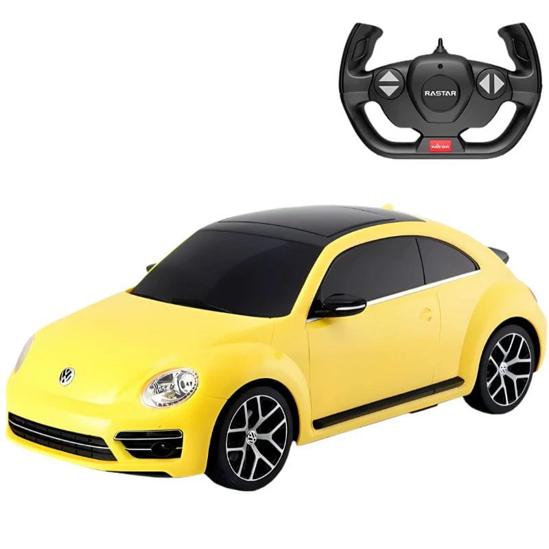 Coche Radio control RASTAR 1/14 Volkswagen Beetle Amarillo