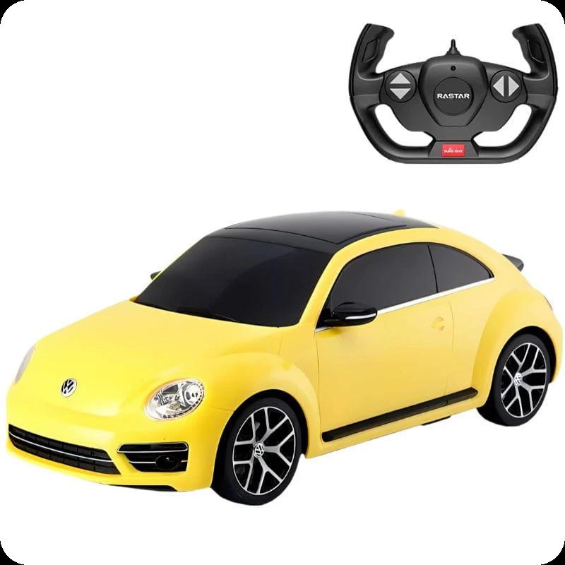 Coche Radio control RASTAR 1/14 Volkswagen Beetle Amarillo