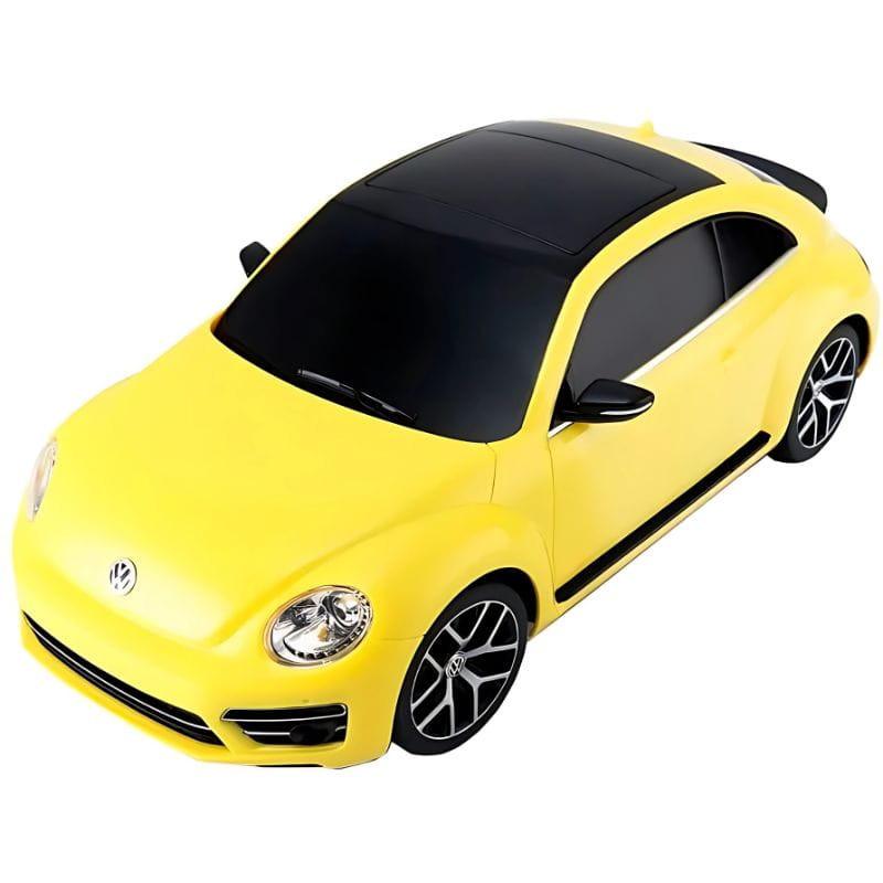 Coche Radio control RASTAR 1/14 Volkswagen Beetle Amarillo, imagen lateral