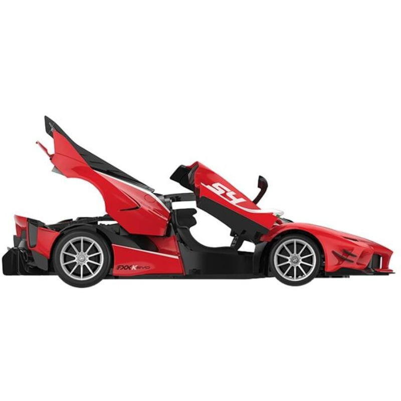 Voiture radiocommandée à monter soi-même RASTAR 1/18 Ferrari FXXK Rouge, image de profil