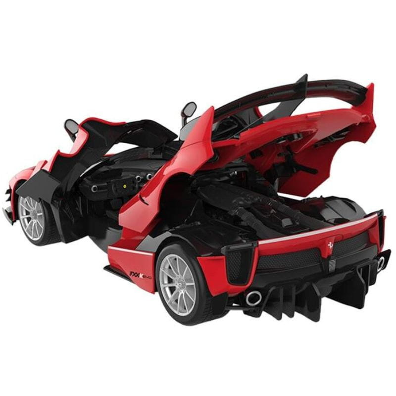 Voiture radiocommandée à monter soi-même RASTAR 1/18 Ferrari FXXK Rouge, image arrière