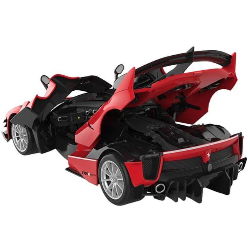 Voiture radiocommandée à monter soi-même RASTAR 1/18 Ferrari FXXK Rouge, image arrière