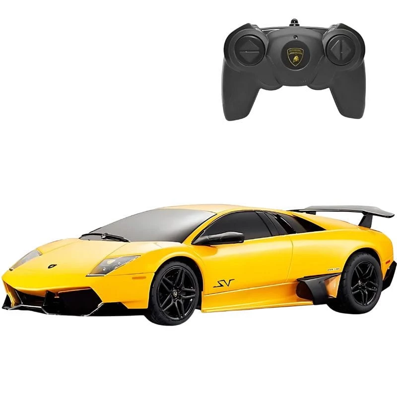 Voiture radiocommandée RASTAR 1/18 Lamborghini LP670-4 Jaune