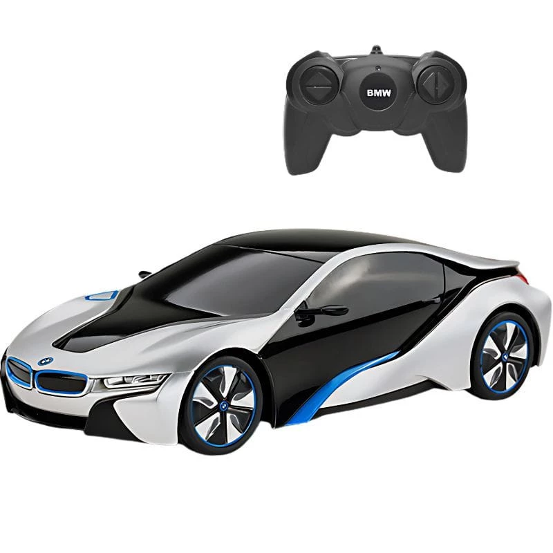 Voiture radiocommandée RASTAR 1/24 BMW i8 blanche
