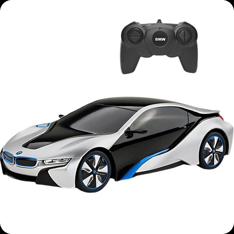 Voiture radiocommandée RASTAR 1/24 BMW i8 blanche