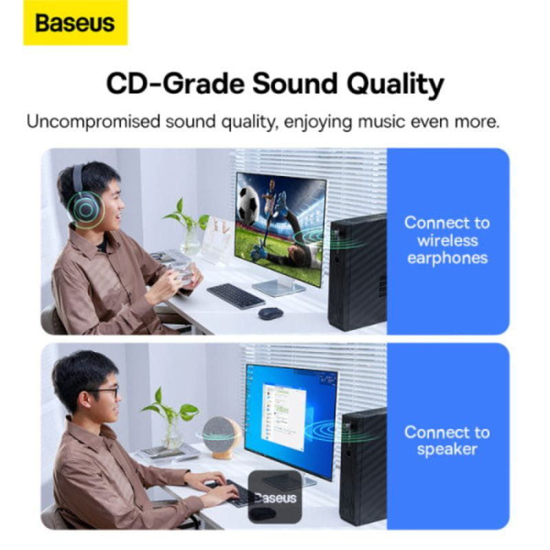Baseus BA07 - Adaptador Mini Bluetooth para PC sonido de calidad