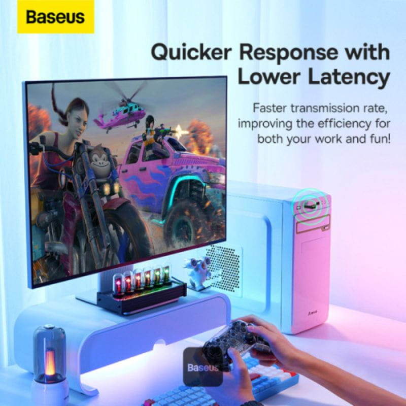  Baseus BA07 - Adaptador Mini Bluetooth para PC con baja latencia