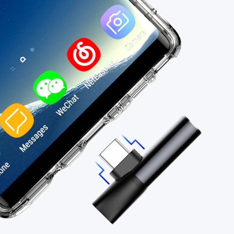 Baseus L41 - Adaptador de audio USB-C imagen con el smartphone