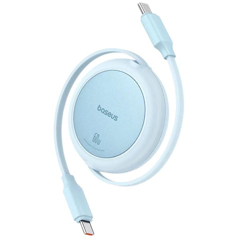 Baseus Free2Pull Azul - Cable Mini USB-C a USB-C imagen frontal