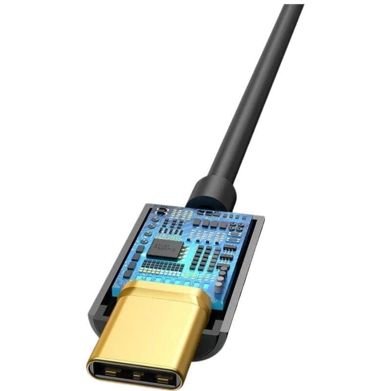 Baseus L54 - Adaptador de audio USB C imagen del USB-C