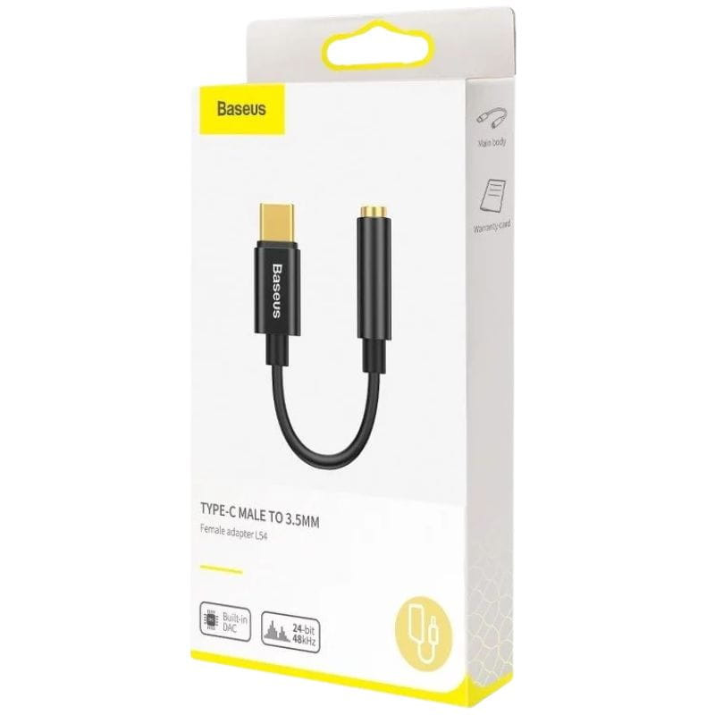 Baseus L54 - Adaptador de audio USB C imagen de la caja