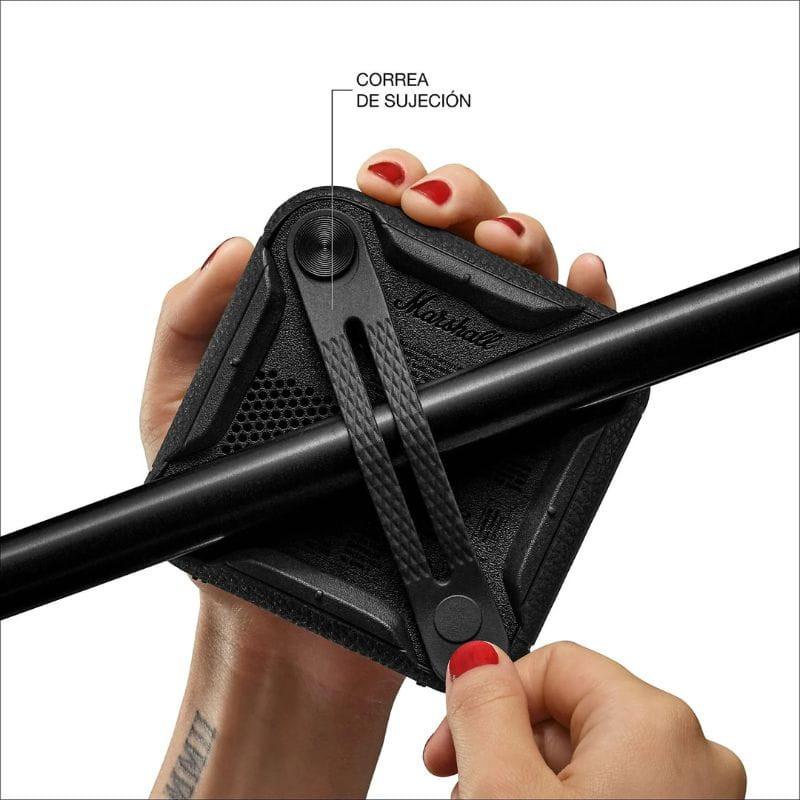 Marshall Willen II Noir laiton  avec sangle de fixation