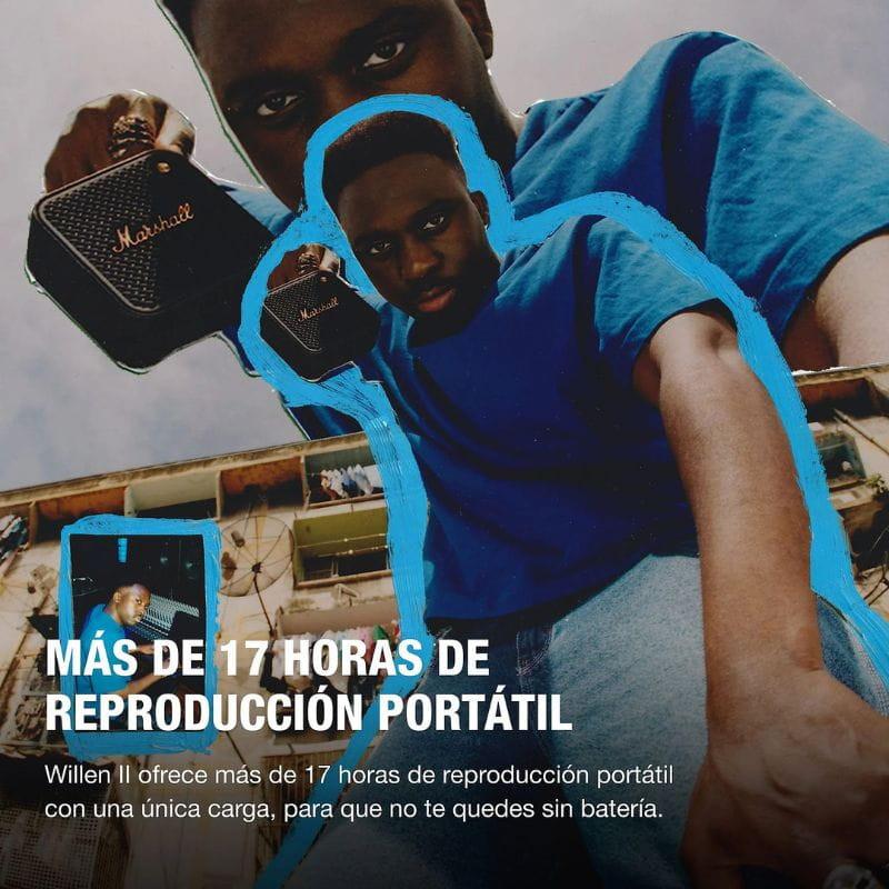 Marshall Willen II Black Brass image 17h d'autonomie