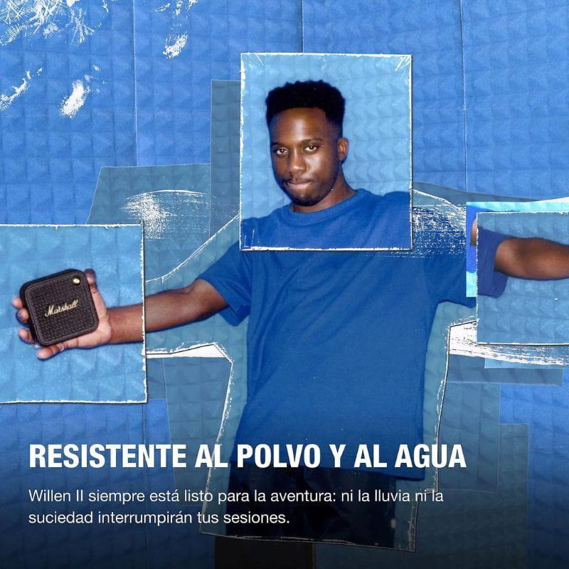 Marshall Willen II Noir laiton Image résistant à la poussière et à l'eau