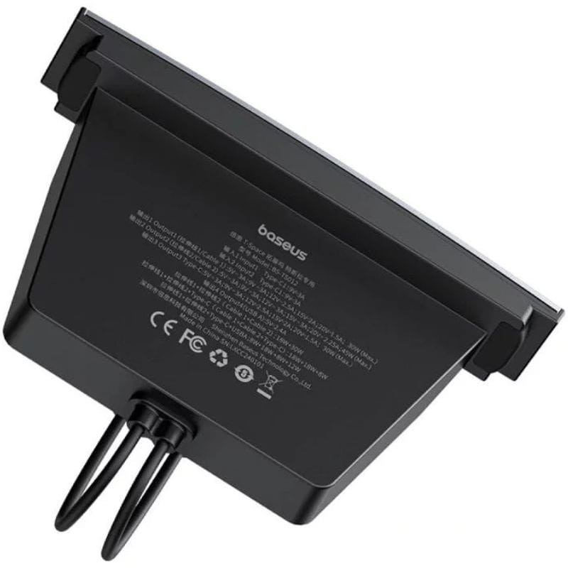  Baseus T-Space - Hub avec câbles USB-C vers Lightning pour Tesla image ci-dessous