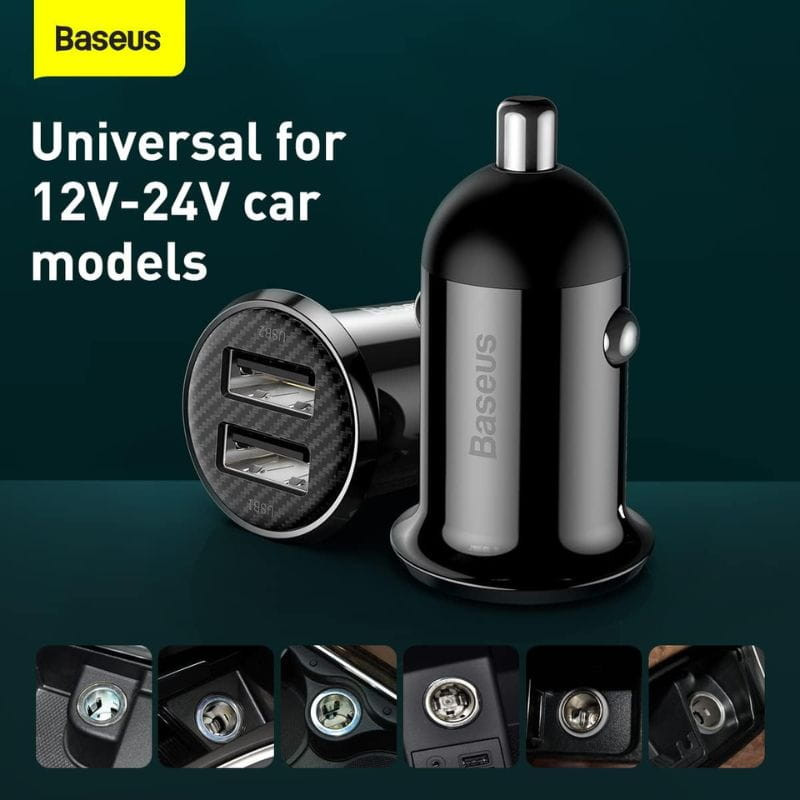 Baseus Grain Pro 4,8 A - Chargeur de voiture universel