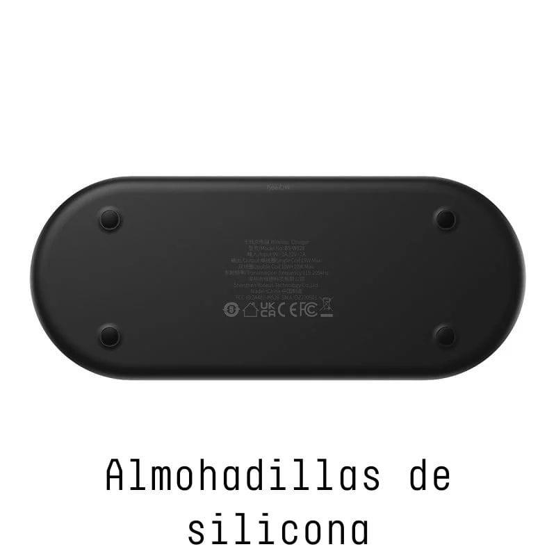 Chargeur sans fil Baseus Dual USB-C 20 W - image arrière
