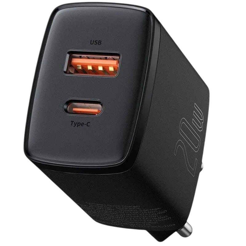 Baseus Compact Quick Charger 20W - Cargador de pared