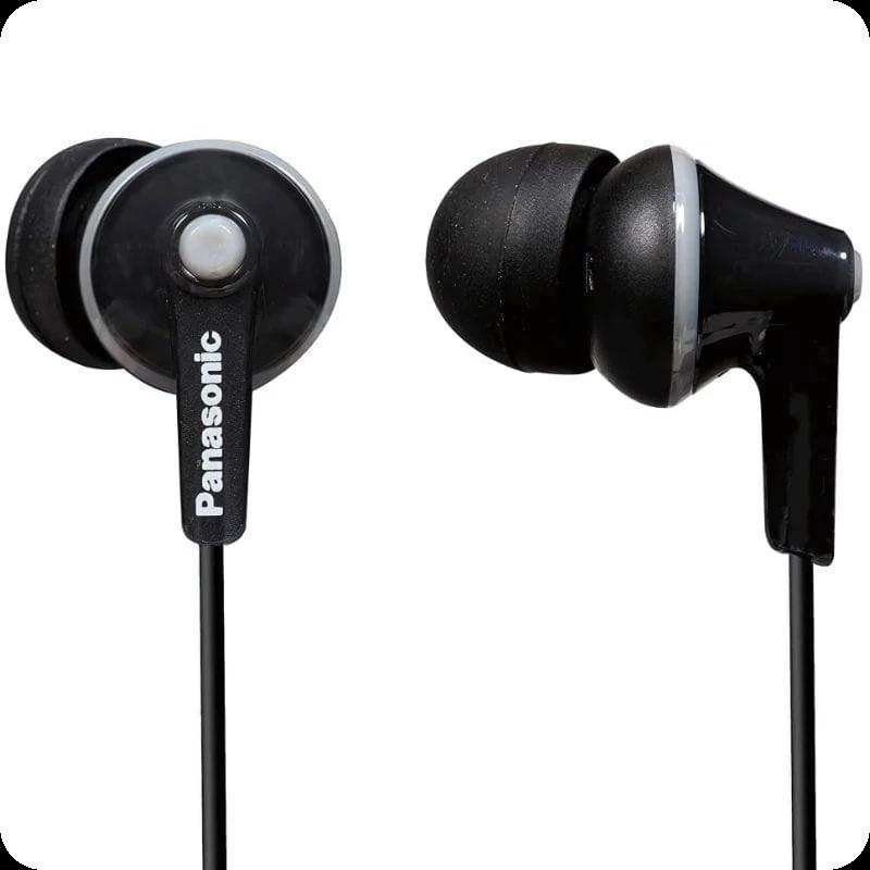 Panasonic RP-HJE125E-A OctaRib Preto - Auscultadores com fios