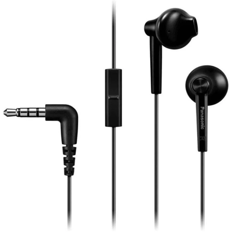 Panasonic RP-TCM55E Stereo Sound Preto - Auscultadores com fios