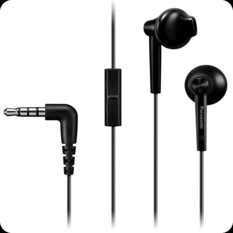 Panasonic RP-TCM55E Stereo Sound Preto - Auscultadores com fios