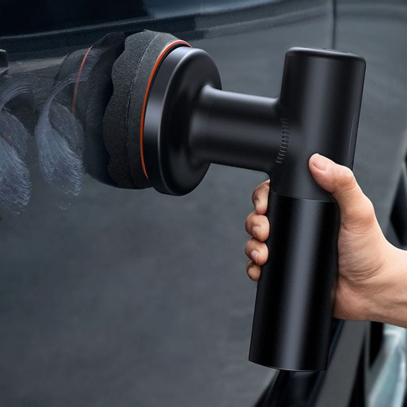 Baseus Polisseuse électrique sans fil 30 W - Polisseuse électrique sans fil image polissant la voiture