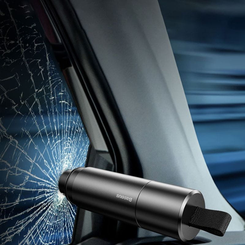Baseus Sharp Tool - Martelo de segurança com lâmina para quebrar vidros