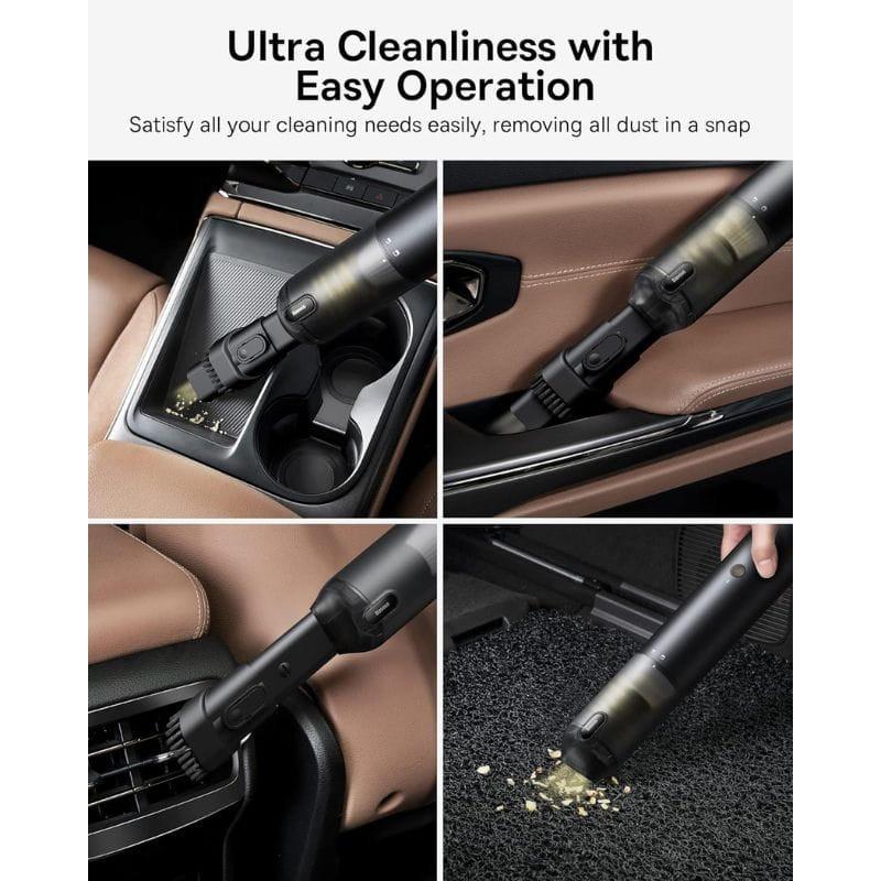 Baseus A3 Negro - Aspiradora de mano para coche, de fácil uso