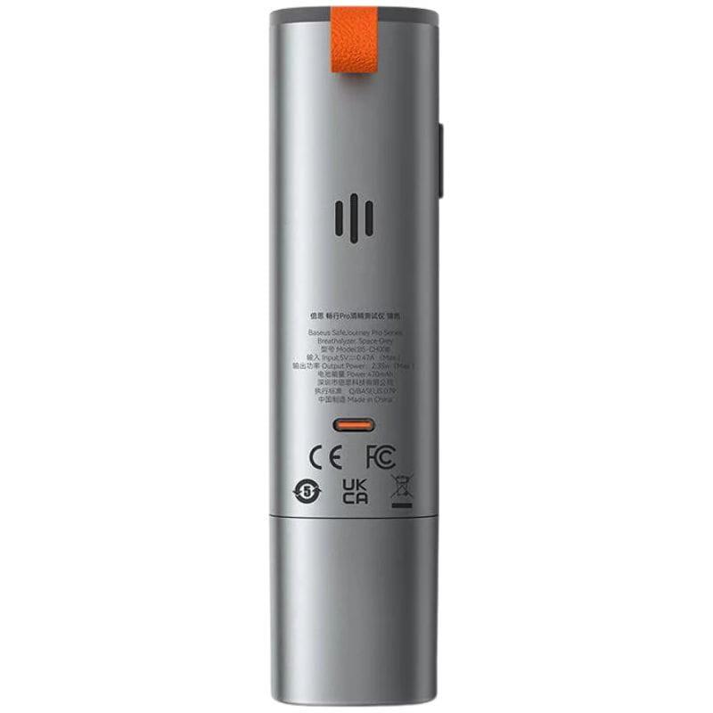 Baseus SafeJourney Pro - Alcoholímetro digital imagen trasera