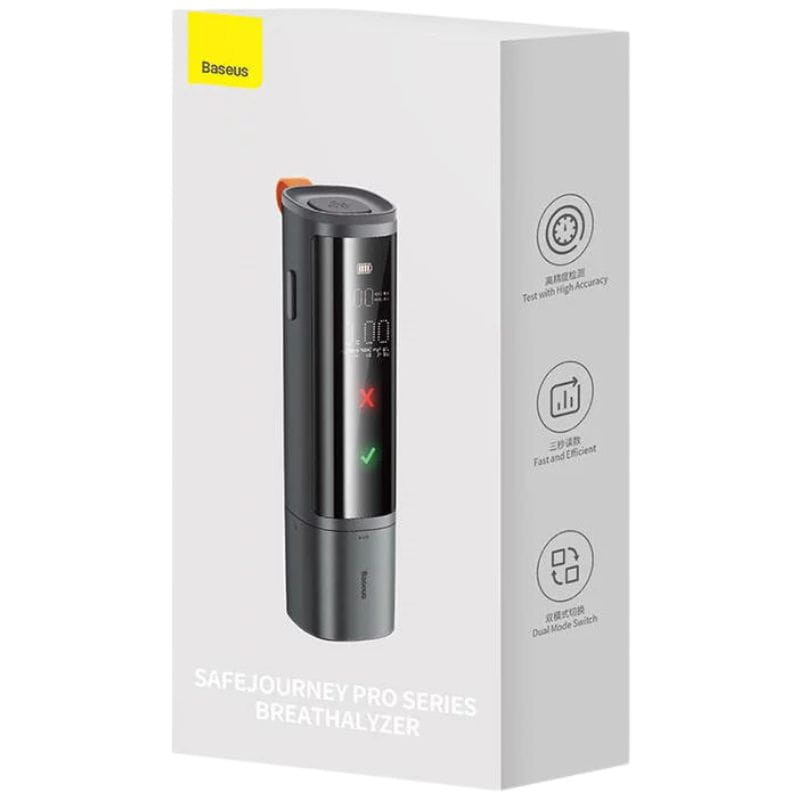 Baseus SafeJourney Pro - Alcoholímetro digital imagen de la caja