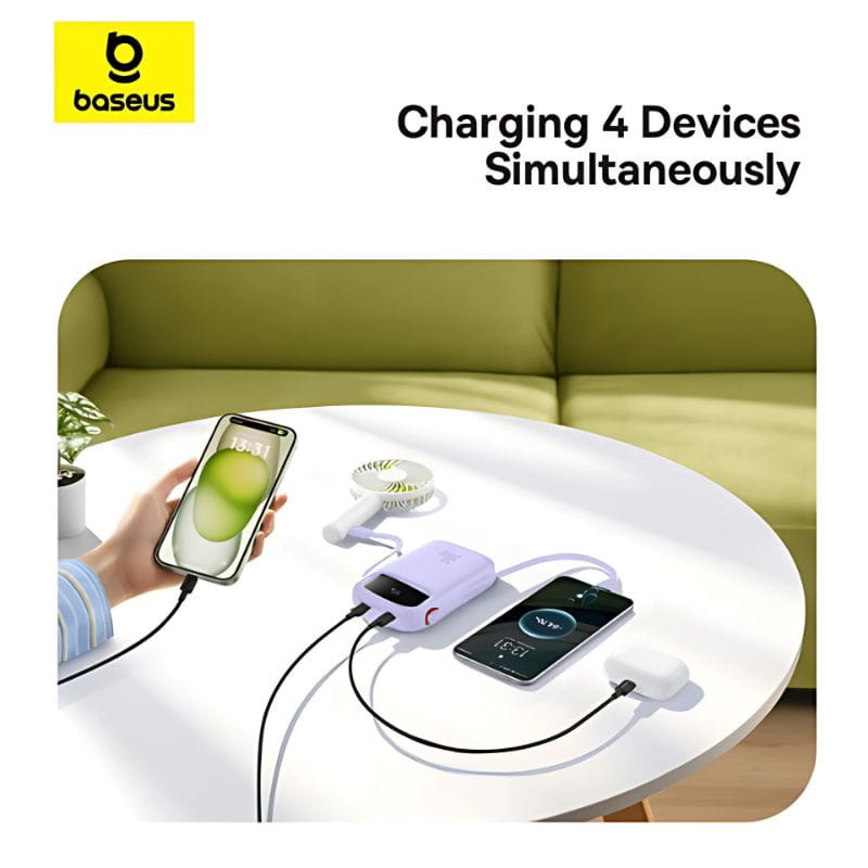 Baseus QPow 2 10000 mAh 30W - Power Bank carga simultánea