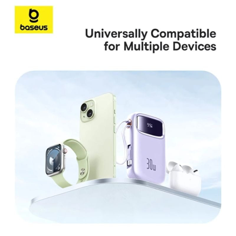 Baseus QPow 2 10000 mAh 30W - Power Bank compatibilidad universal