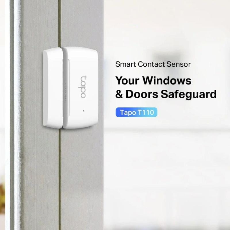 TP-Link Tapo T110 - Sensor inteligente para puertas y ventanas seguridad