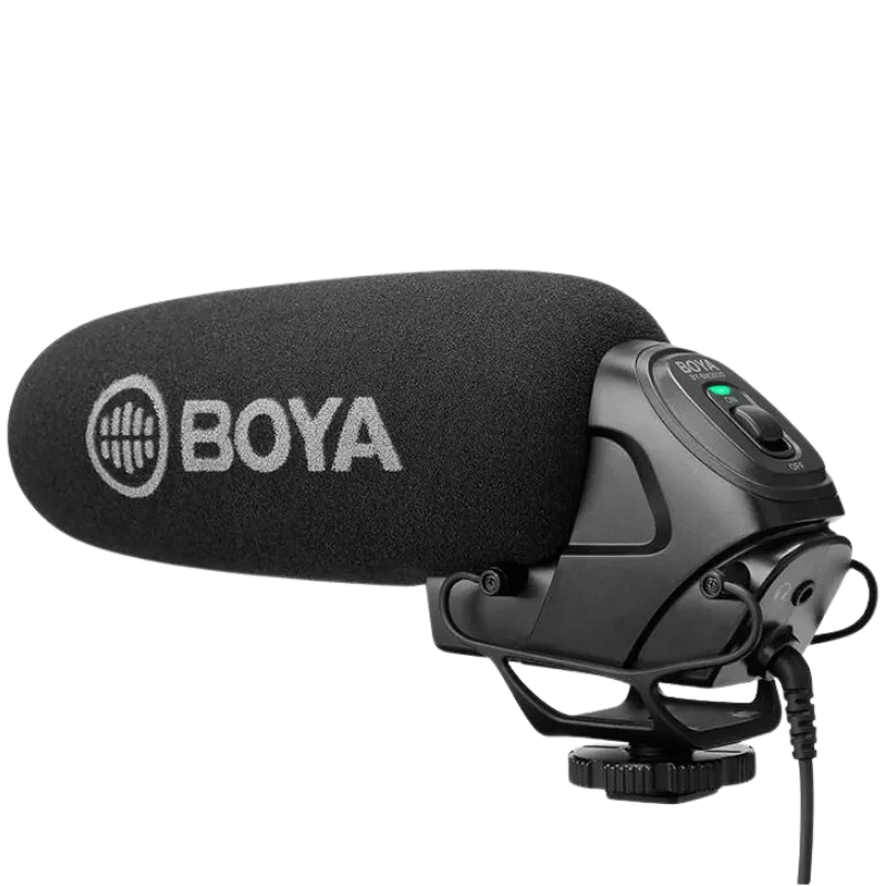 Boya BY-BM3030 - Micrófono de Condensador Supercardioide para Cámara