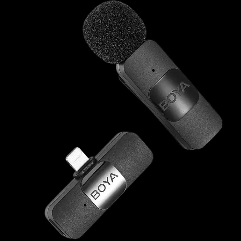 Boya By-v1 Microphone Lavalier 2.4 GHz Connexion Lightning