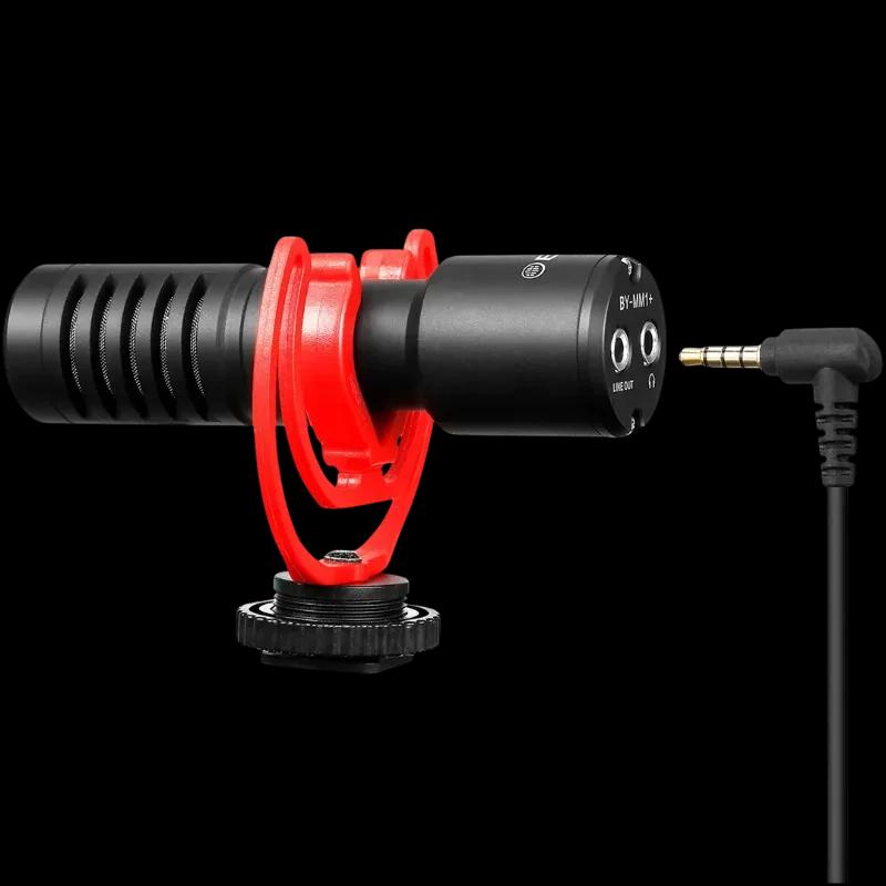Micrófono para móvil  BY-MM1+ de escopeta supercardioide con condensador Electret 
