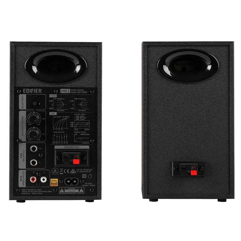 Trasera de Edifier MR3 36W Negro - Altavoces 2.0