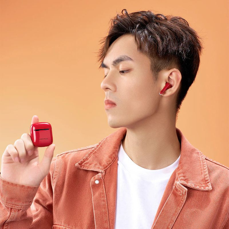 Pequeno Edifier GM3 Plus TWS Vermelho - Auriculares Bluetooth