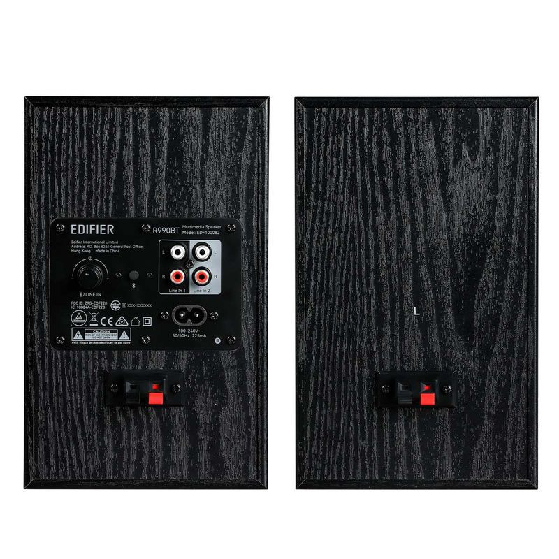 Trasera de Edifier R990BT 24W Negro - Altavoces activos 2.0