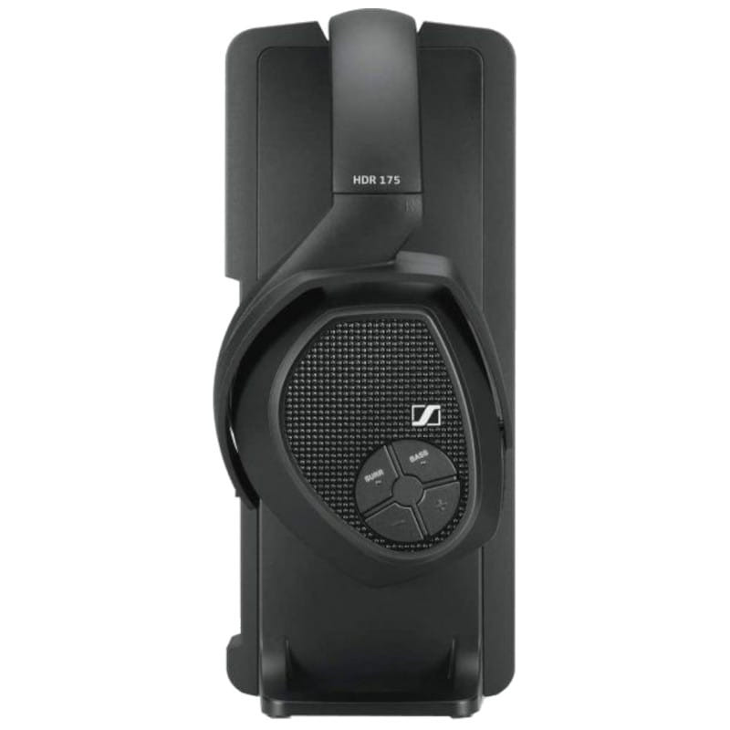 Lateral izquierdo de Sennheiser RS175-U Transmisor Negro