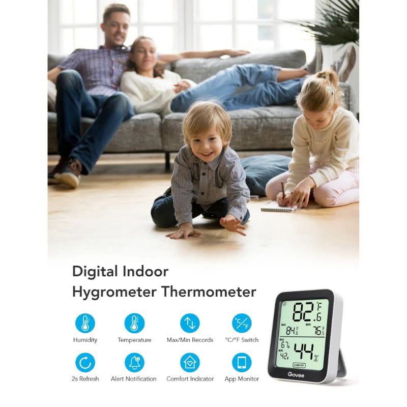 Govee H5075 Bluetooth - Capteur de température et d'humidité, caractéristiques techniques